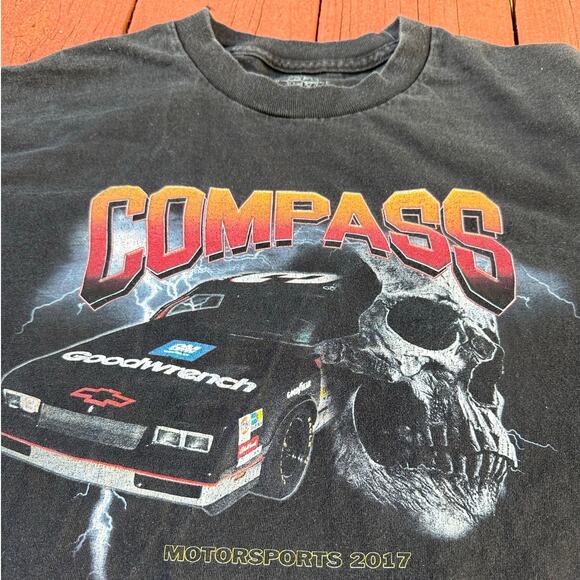 Compass Motorsports 2017 Men's Medium Graphic Tee!! - Picture 1 of 4